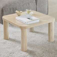Schijndel Wooden Square Coffee Table In Travertine - UK