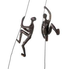 Scramble Metal Poly Design Sculpture In Burnished Bronze - UK