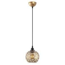 Selcuklu Small Metal Ceiling Pendant Light in Gold - UK