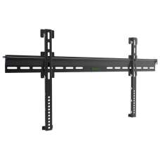 Seranova 75" Metal Fixed Wall TV Bracket Bubble Level in Black - UK
