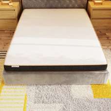 Sewell Fabric Bonnell Spring Small Double Mattress In White - UK
