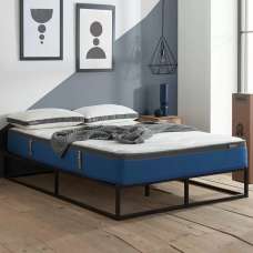Silvis Fabric Small Double Mattress In White - UK
