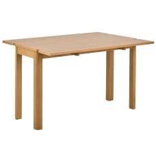 Simcoe Wooden Extending Dining Table In Matt Oak - UK