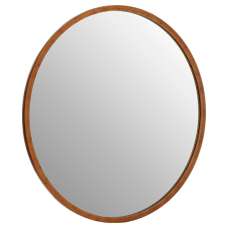 Siskin Round Wall Bedroom Mirror In Antique Gold Frame - UK