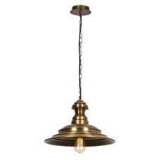 Sivani Drum Metal Ceiling Pendant Light in Vintage - UK