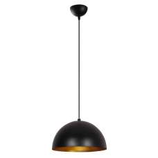 Sivani Metal 30cm Ceiling Pendant Light in Black and Gold - UK