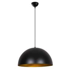 Sivani Metal 50cm Ceiling Pendant Light in Black and Gold - UK