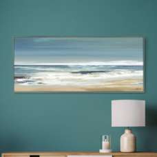 Smyrna Canvas Wall Art In Dark Grey Frame - UK