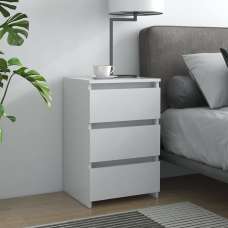Smyrna Wooden Chest Of 3 Drawers - White - UK