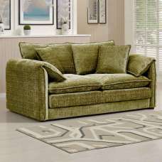 Somera Fabric 2 Seater Sofa in Green - UK