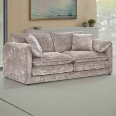 Somera Fabric 3 Seater Sofa in Beige - UK