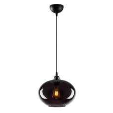 Sormel Large Glass Ceiling Pendant Light in Black - UK
