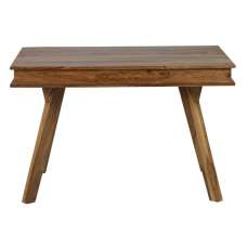 Spica Wooden Dining Table Medium In Natural Sheesham - UK