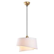 Stage Small Loop Metal Ceiling Pendant Light in White - UK