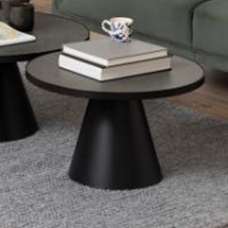 Stanford Medium Ceramic Coffee Table In Black Fairbanks - UK
