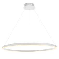Staten LED Pendant Light In Matt White With White Diffuser - UK