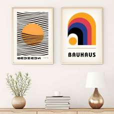 Stillform Wooden 30x40cm Decorative Wall Frame Set in Multicolour - UK