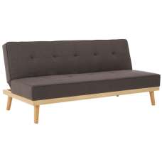 Porrima 3 Seater Fabric Sofa Bed In Grey     - UK