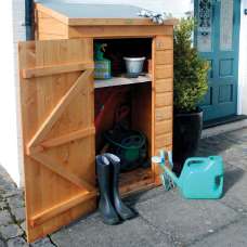 Stroden Wooden Garden Mini Storage In Honey Brown - UK