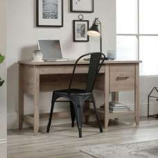 Sunbury Wooden Laptop Desk With 2 Drawers In Laurel Oak - UK