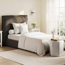 Suquamish Fabric Single Bed - Deep Grey - UK