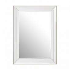 Susann Rectangular Wall Bedroom Mirror In Clear Frame - UK