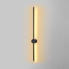 Sword Large Metal Wall Light in Black - UK