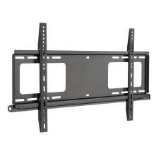 Syralon 90" Metal Fixed Heavy Duty Wall TV Bracket with Levelling Screws in Black - UK