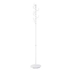 Tahoe Metal 8 Hooks Rotatable Coat Stand In White - UK