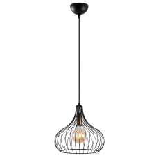 Teldamla Metal Ceiling Pendant Light in Black and Antique - UK