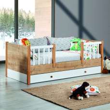 Tiffany Wooden Kids Day Bed in Sapphire Oak - UK