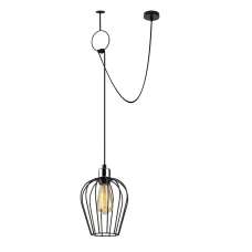 Titan Large Metal Ceiling Pendant Light in Black - UK