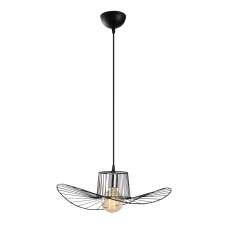 Titan Metal Hat Shape Ceiling Pendant Light in Black - UK
