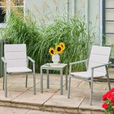 Tosano Garden Ceramic Glass Stone Top Duo Set in Sage Green and Cream - UK