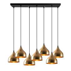 Trendline 7 Light Metal Ceiling Pendant Light in Vintage - UK