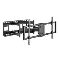 Trent 100" Metal Swivel Wall TV Bracket in Black - UK