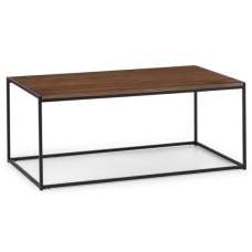 Tacita Rectangular Wooden Coffee Table In Walnut - UK