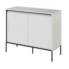 Trier Wooden Sideboard With 2 Doors In Matt White - UK