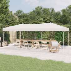 Truett Oxford Fabric 3m x 6m Folding Party Tent In White - UK