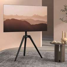 Tyler Floor Standing Wooden TV Stand - Black - UK