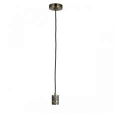Urban Wall Hung Pendant Light In Antique Brass - UK