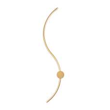 Uyan Metal Wall Light in Gold - UK