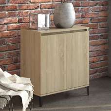Vaeda Wooden Sideboard With 2 Doors In Sonoma Oak - UK