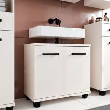 Vareon Wooden Vanity Unit without Sink in Sand - UK
