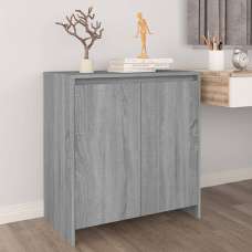 Variel Wooden Sideboard With 2 Doors In Grey Sonoma Oak - UK