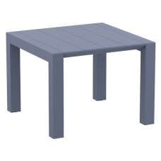 Ventsor Outdoor Extending Dining Table In Dark Grey - UK