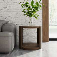 Vermont Wooden Side Table in Walnut - UK