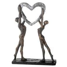 Victory Poly Design Sculpture In Burnished Bronze And Black - UK
