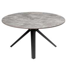 Villanova Sintered Ceramic Coffee Table In Gloss Grey - UK