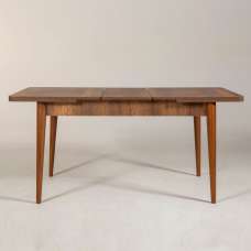 Vina Rectangular Wooden Extending Dining Table in Walnut - UK